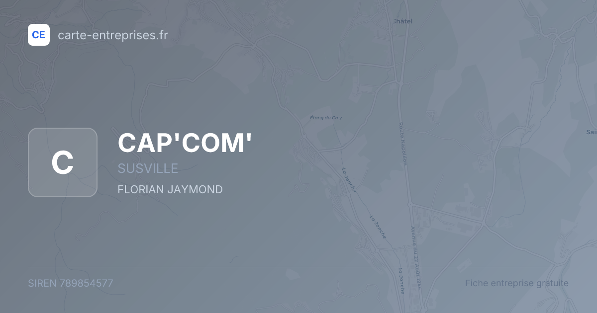 CAP'COM' — 789854577 — fiche entreprise