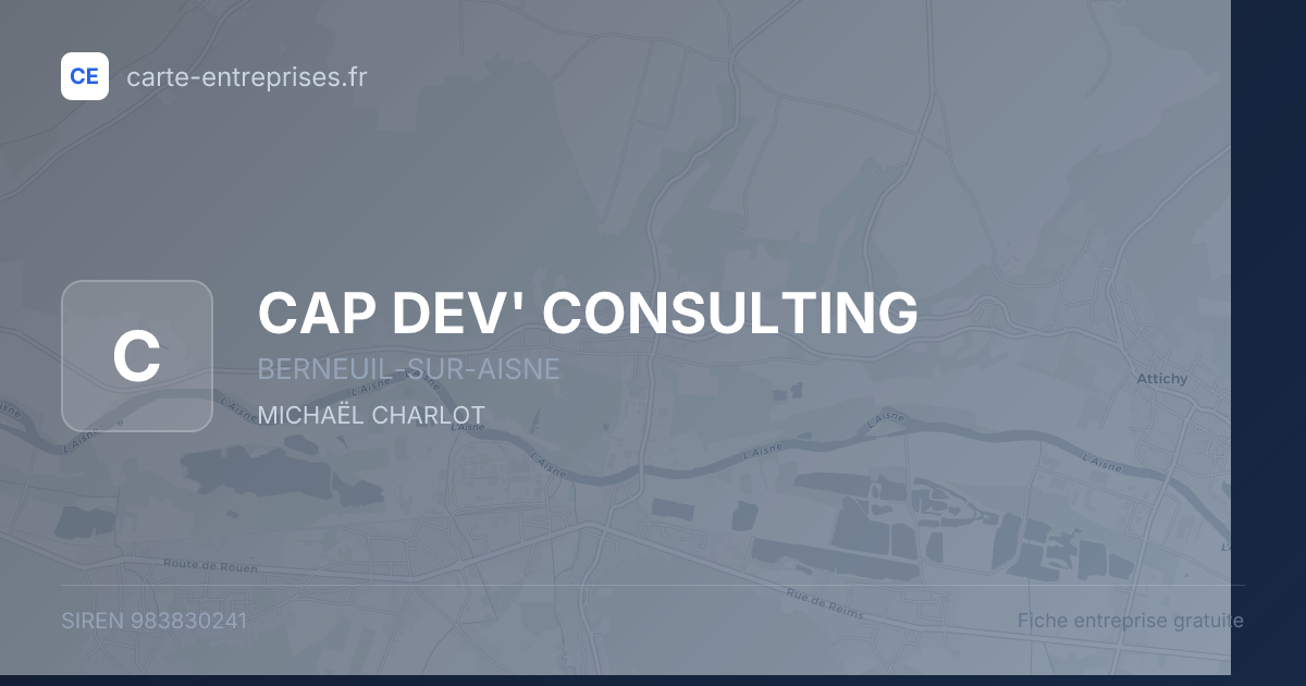 CAP DEV' CONSULTING — 983830241 — fiche entreprise