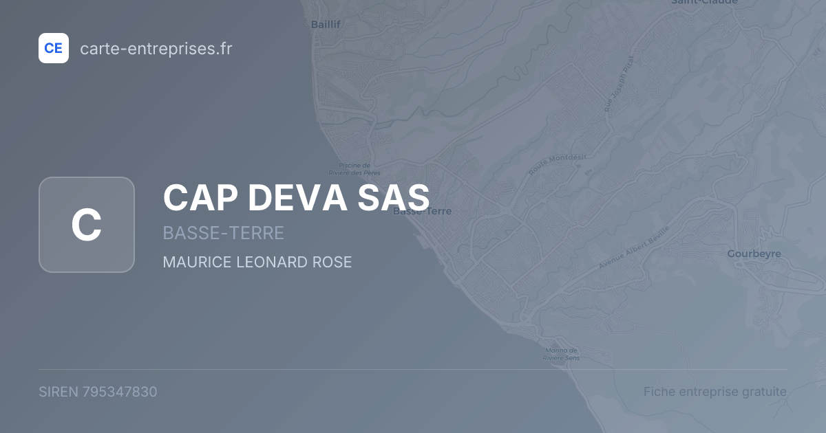 CAP DEVA SAS — 795347830 — fiche entreprise