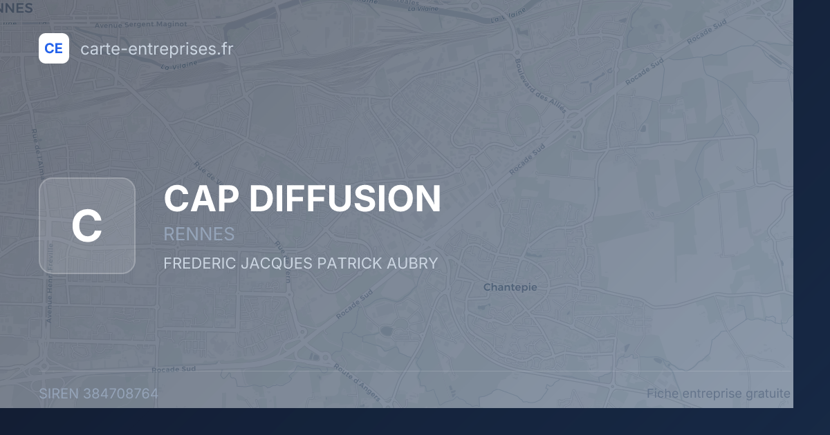 CAP DIFFUSION — 384708764 — fiche entreprise