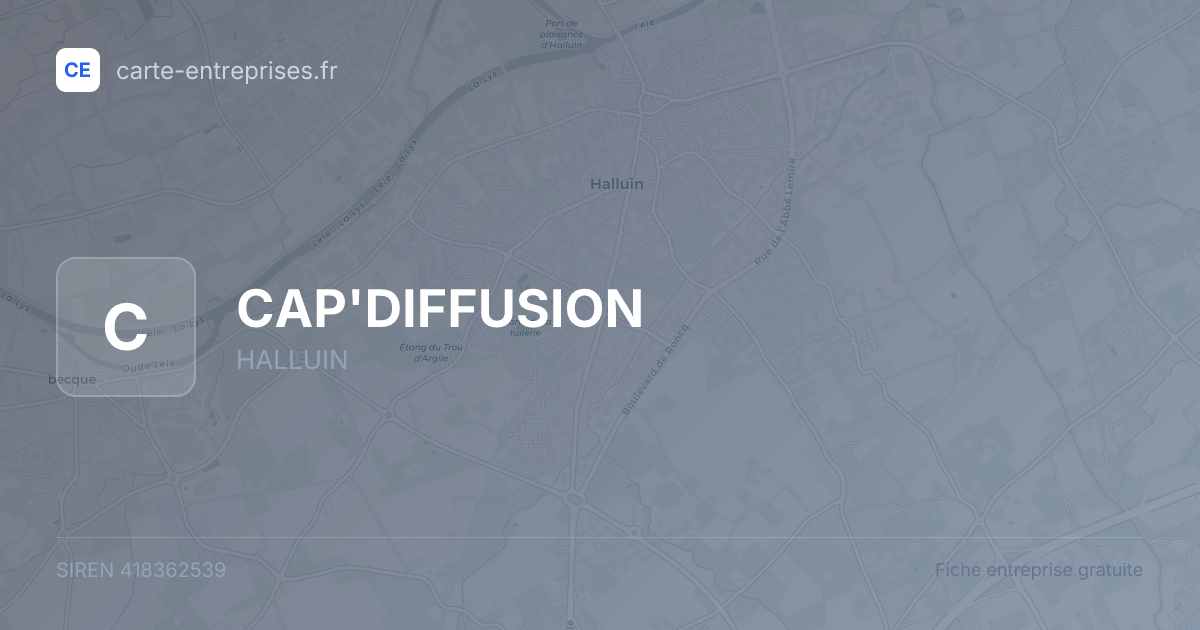 CAP'DIFFUSION — 418362539 — fiche entreprise