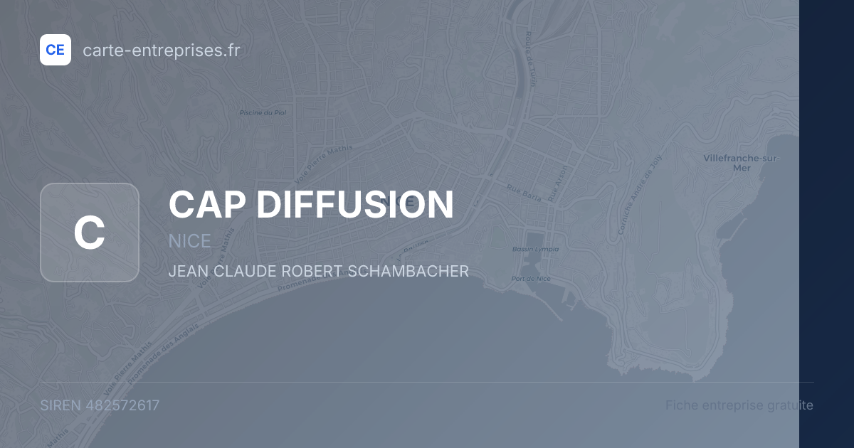 CAP DIFFUSION — 482572617 — fiche entreprise