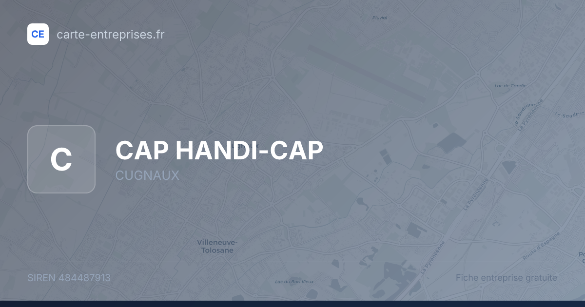 CAP HANDI-CAP — 484487913 — fiche entreprise