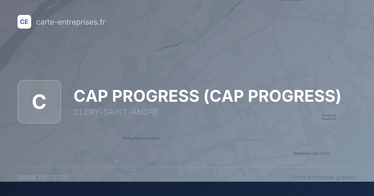 CAP PROGRESS — 751712720 — fiche entreprise