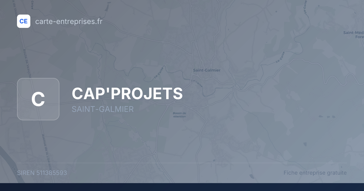 CAP'PROJETS — 511385593 — fiche entreprise