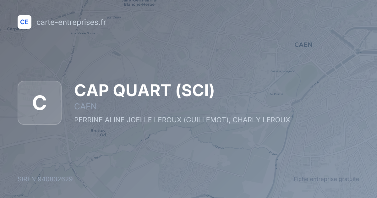 CAP QUART (SCI) — 940832629 — fiche entreprise
