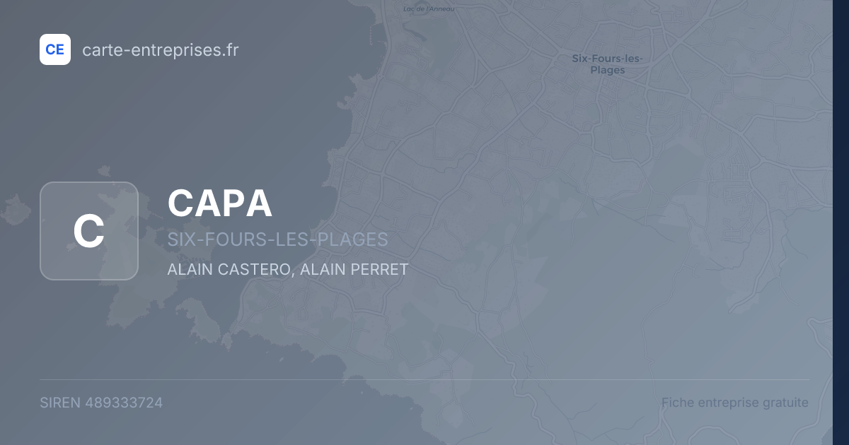 CAPA — 489333724 — fiche entreprise