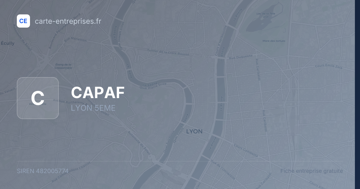 CAPAF — 482005774 — fiche entreprise