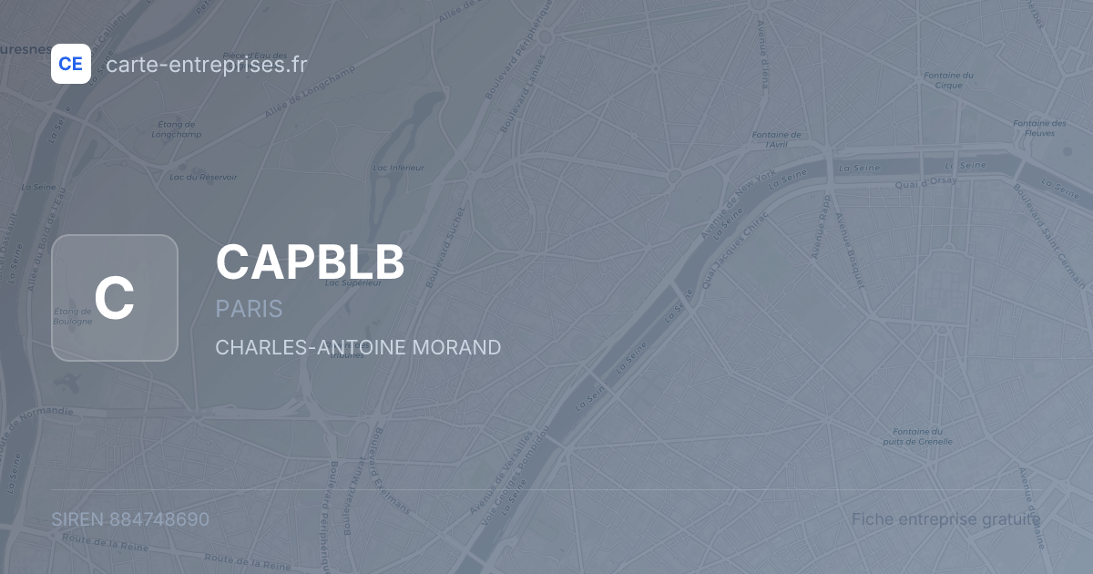 CAPBLB — 884748690 — fiche entreprise