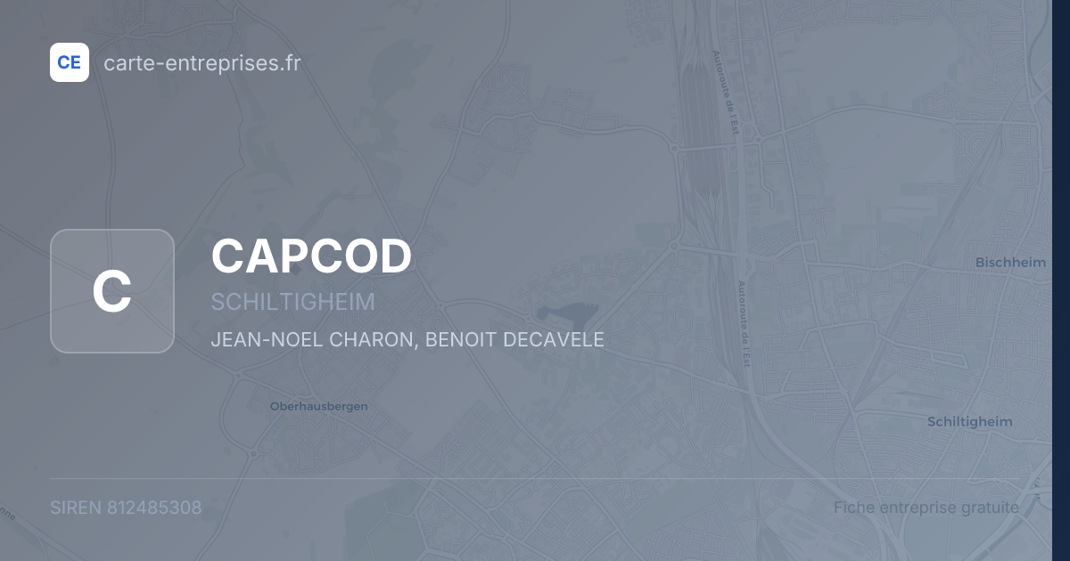 CAPCOD — 812485308 — fiche entreprise