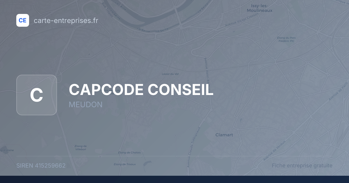 CAPCODE CONSEIL — 415259662 — fiche entreprise