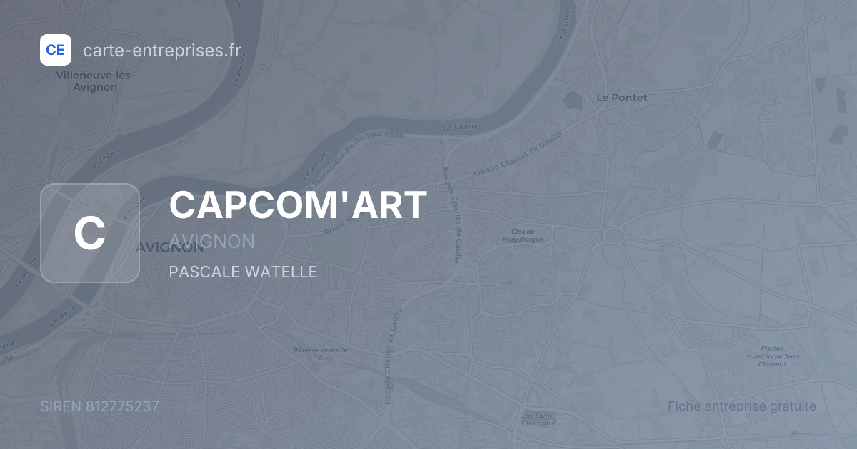 CAPCOM'ART — 812775237 — fiche entreprise