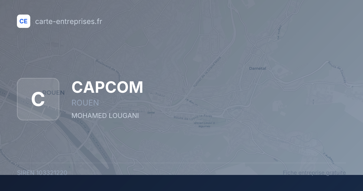 CAPCOM — 103321220 — fiche entreprise