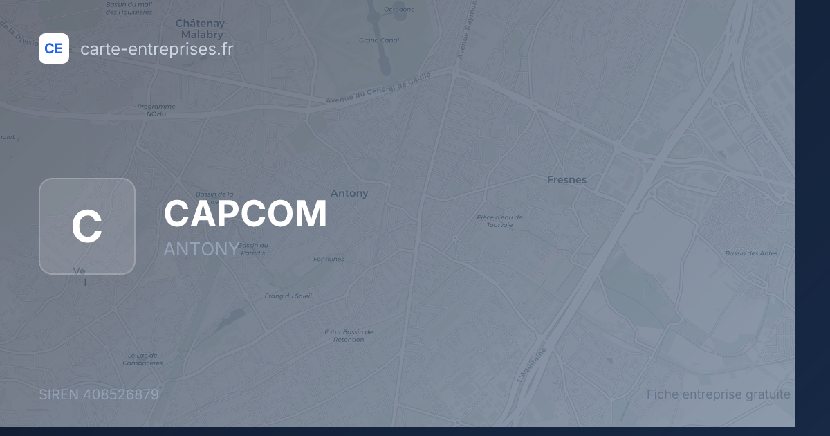 CAPCOM — 408526879 — fiche entreprise
