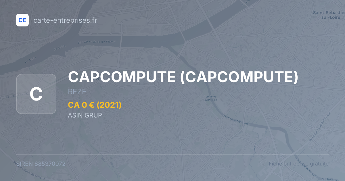 CAPCOMPUTE — 885370072 — fiche entreprise