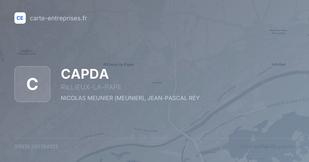 CAPDA — 353764103 — fiche entreprise