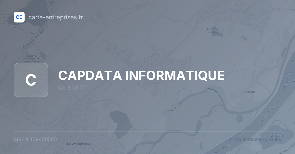 CAPDATA INFORMATIQUE — 439450503 — fiche entreprise