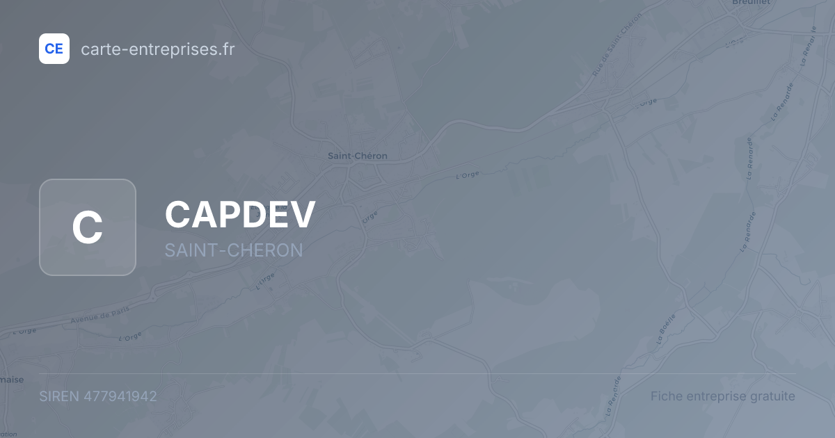 CAPDEV — 477941942 — fiche entreprise