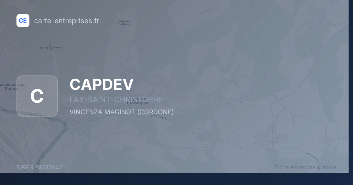 CAPDEV — 895176451 — fiche entreprise
