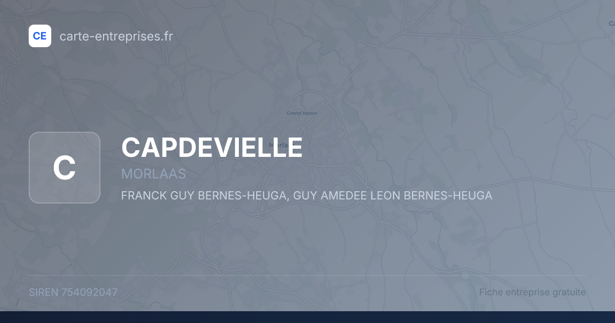 CAPDEVIELLE — 754092047 — fiche entreprise
