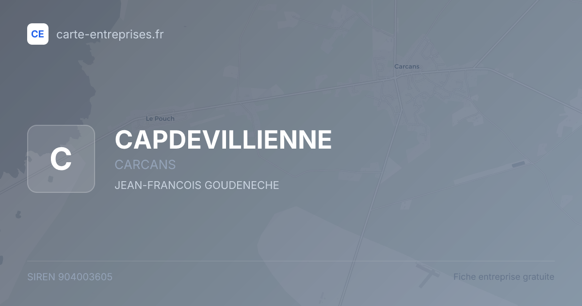 CAPDEVILLIENNE — 904003605 — fiche entreprise