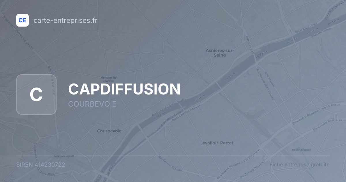 CAPDIFFUSION — 414230722 — fiche entreprise