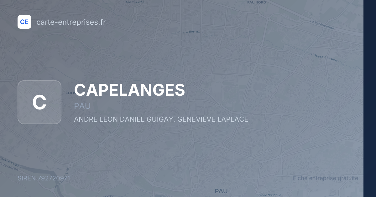 CAPELANGES — 792720971 — fiche entreprise