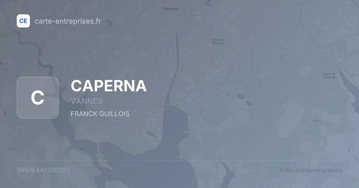 CAPERNA — 440200293 — fiche entreprise