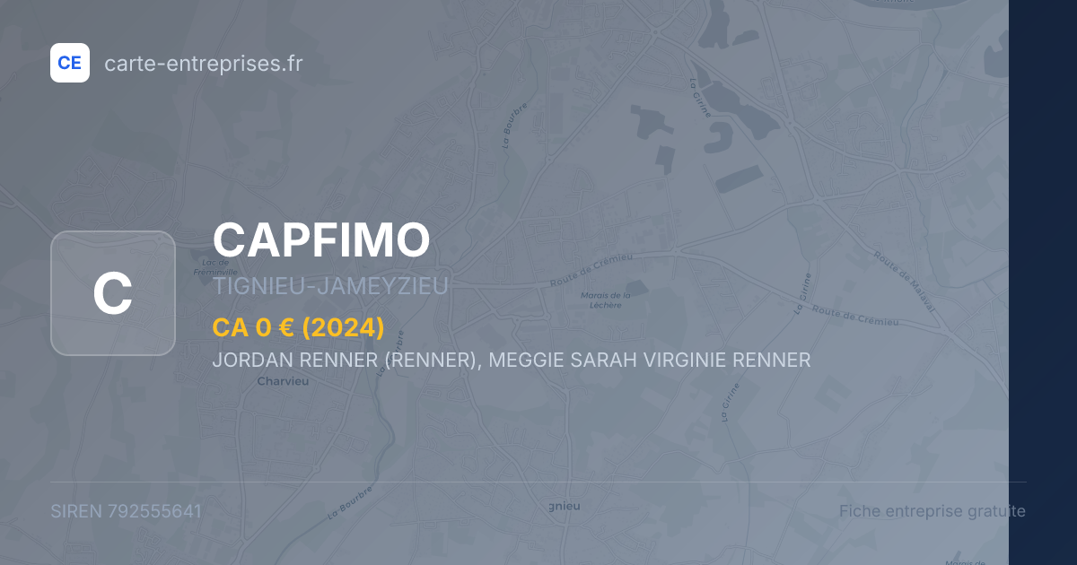 CAPFIMO — 792555641 — fiche entreprise