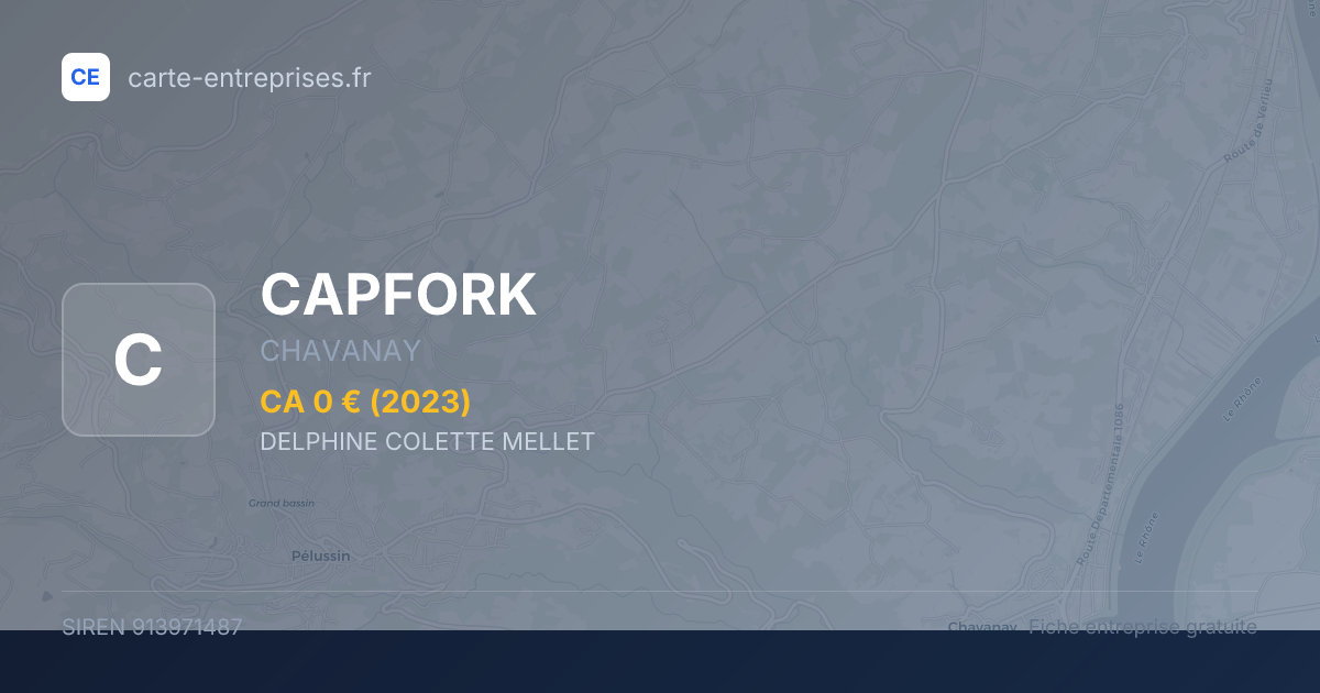 CAPFORK — 913971487 — fiche entreprise