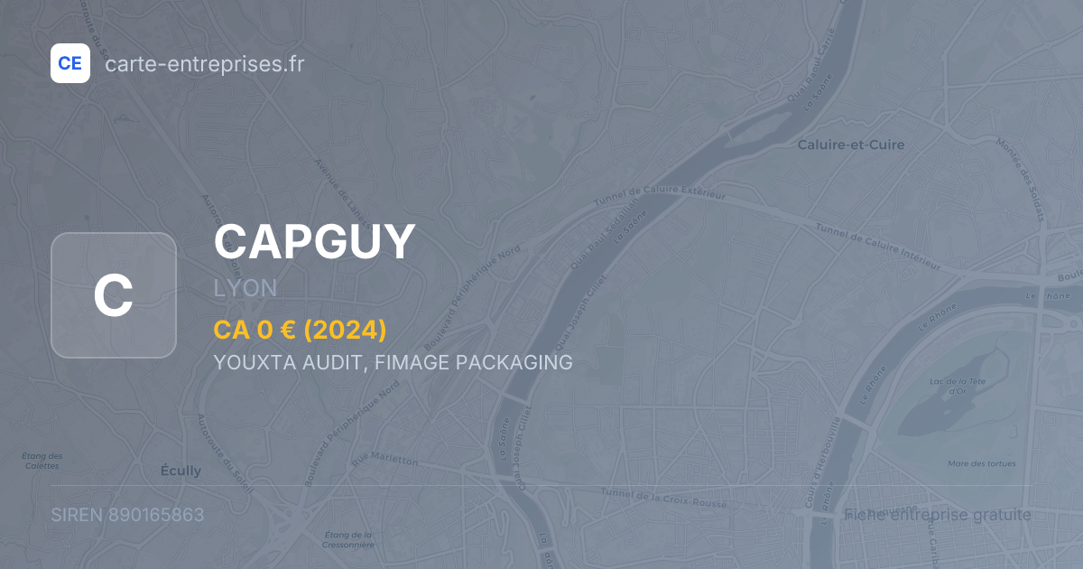CAPGUY — 890165863 — fiche entreprise