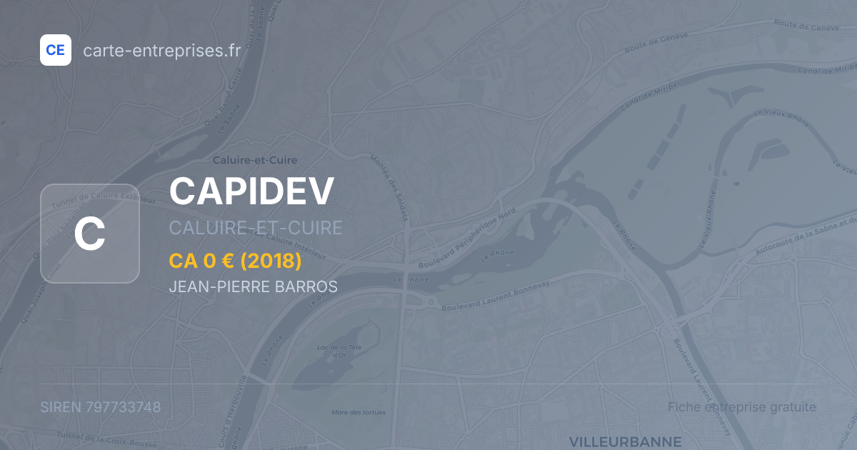 CAPIDEV — 797733748 — fiche entreprise