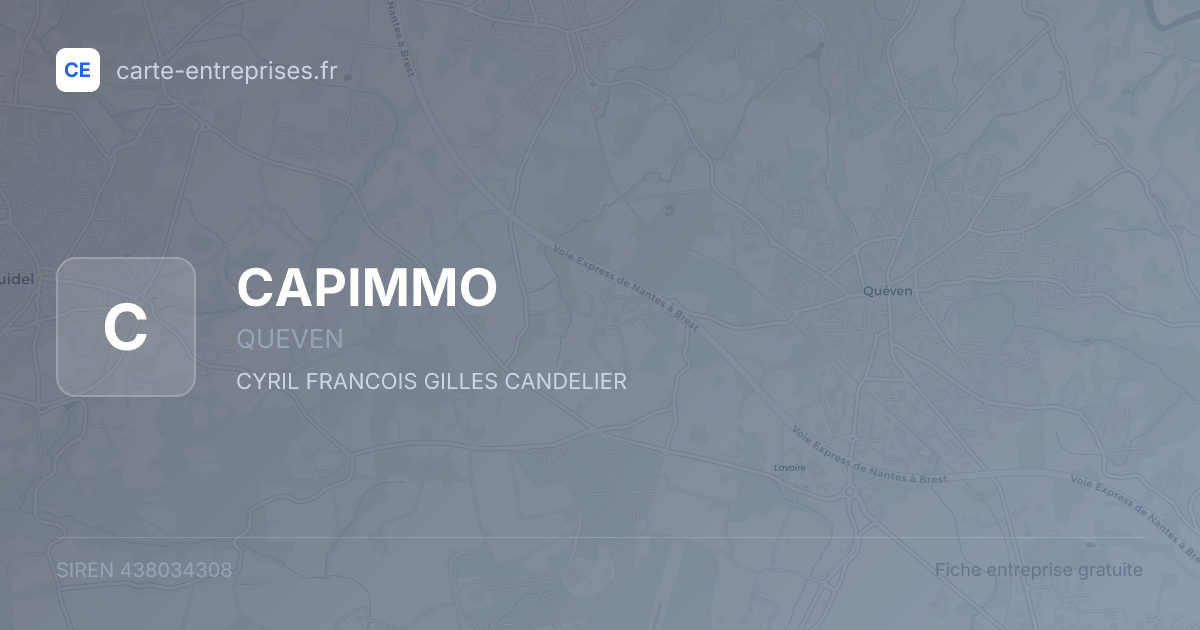 CAPIMMO — 438034308 — fiche entreprise
