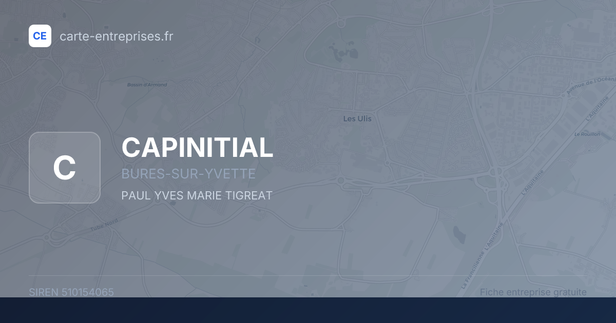CAPINITIAL — 510154065 — fiche entreprise