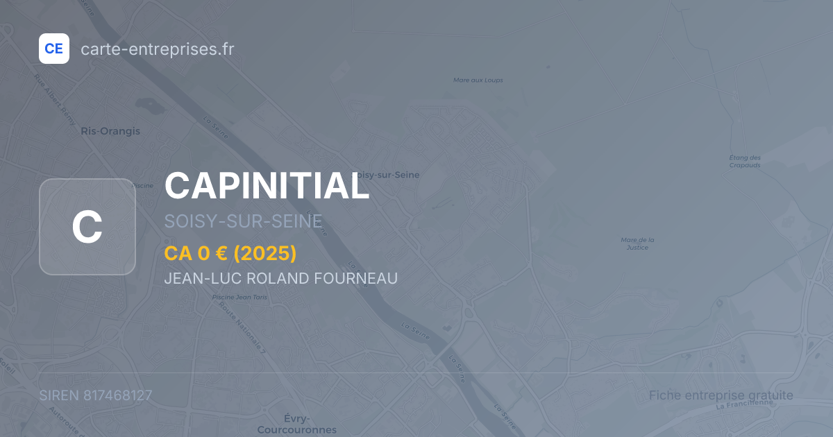CAPINITIAL — 817468127 — fiche entreprise