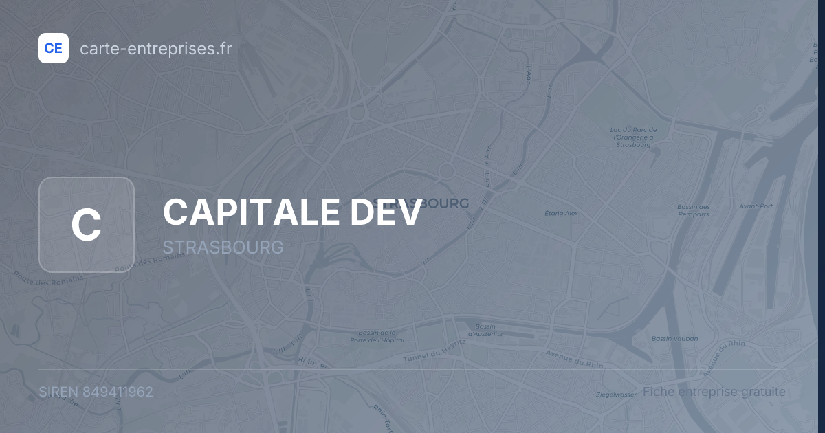 CAPITALE DEV — 849411962 — fiche entreprise