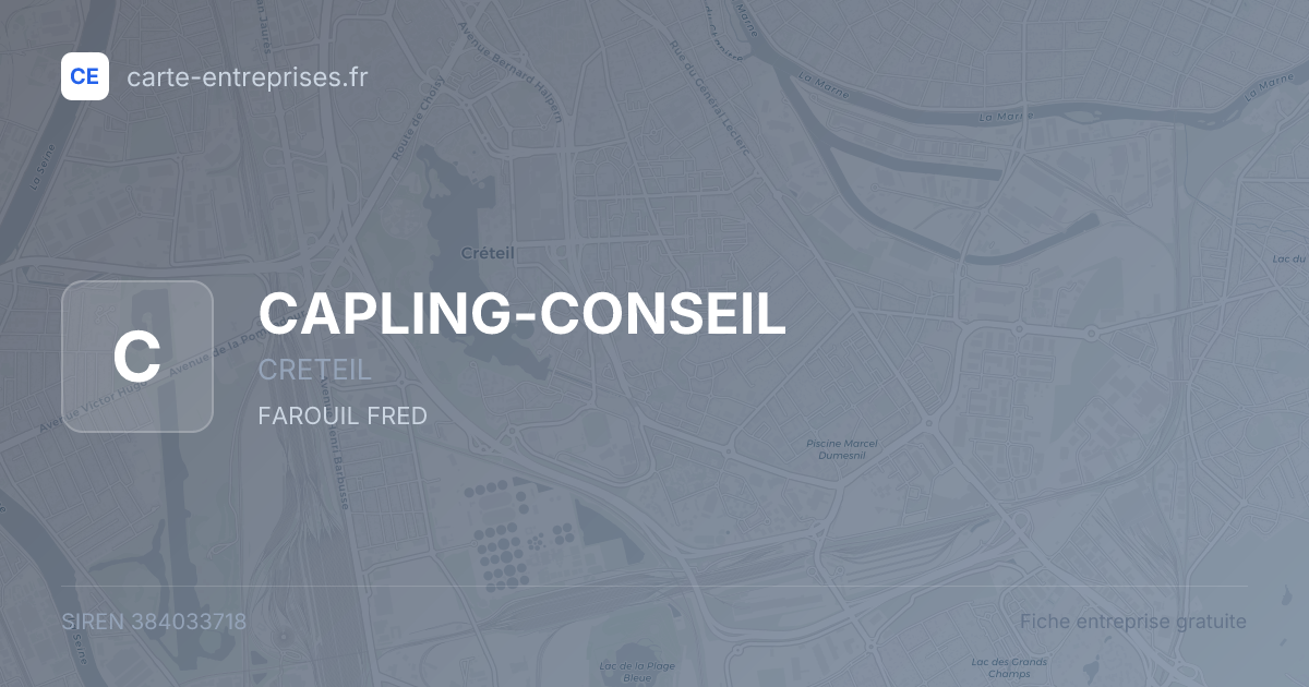 CAPLING-CONSEIL — 384033718 — fiche entreprise