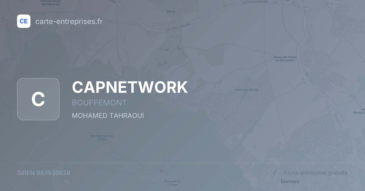 CAPNETWORK — 983939828 — fiche entreprise