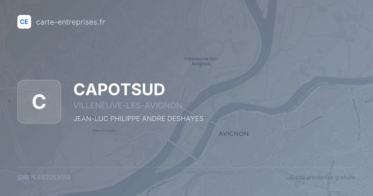 CAPOTSUD — 482053014 — fiche entreprise