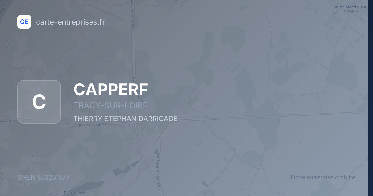 CAPPERF — 853251577 — fiche entreprise