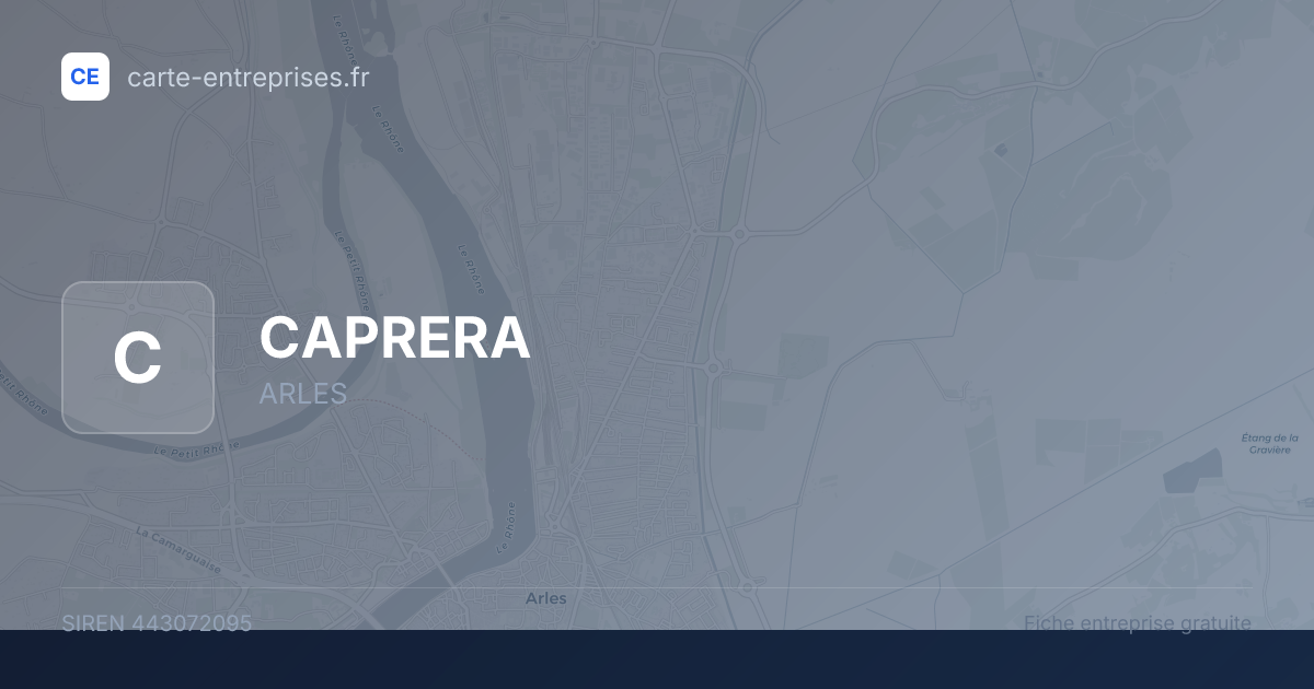 CAPRERA — 443072095 — fiche entreprise