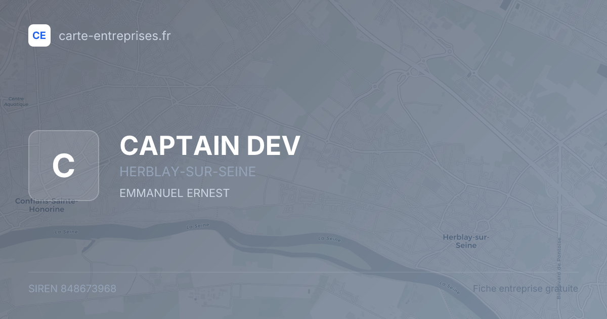 CAPTAIN DEV — 848673968 — fiche entreprise