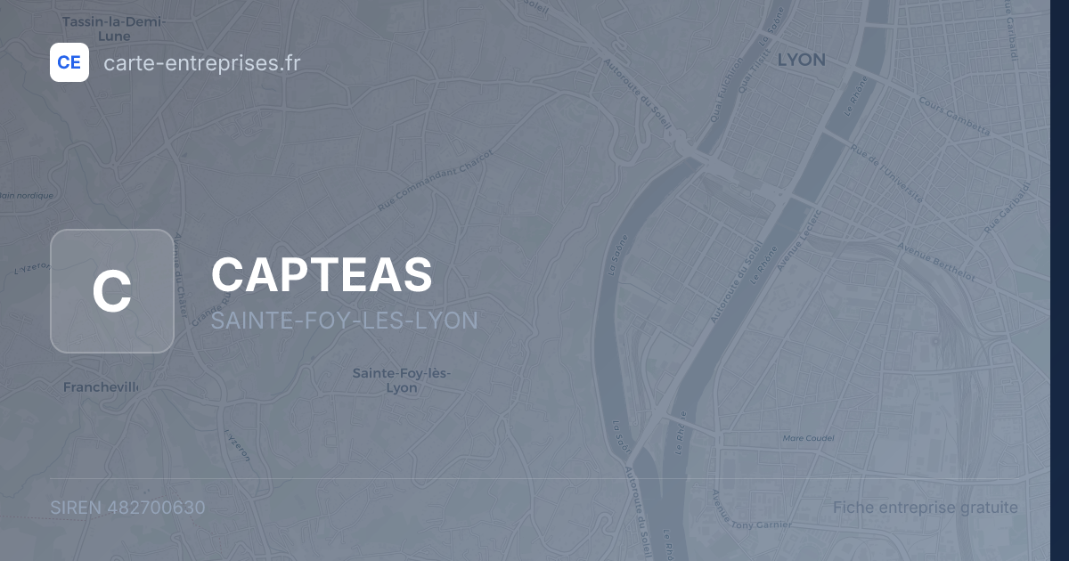 CAPTEAS — 482700630 — fiche entreprise