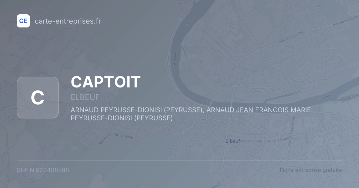CAPTOIT — 922408588 — fiche entreprise