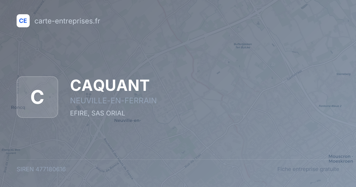 CAQUANT — 477180616 — fiche entreprise