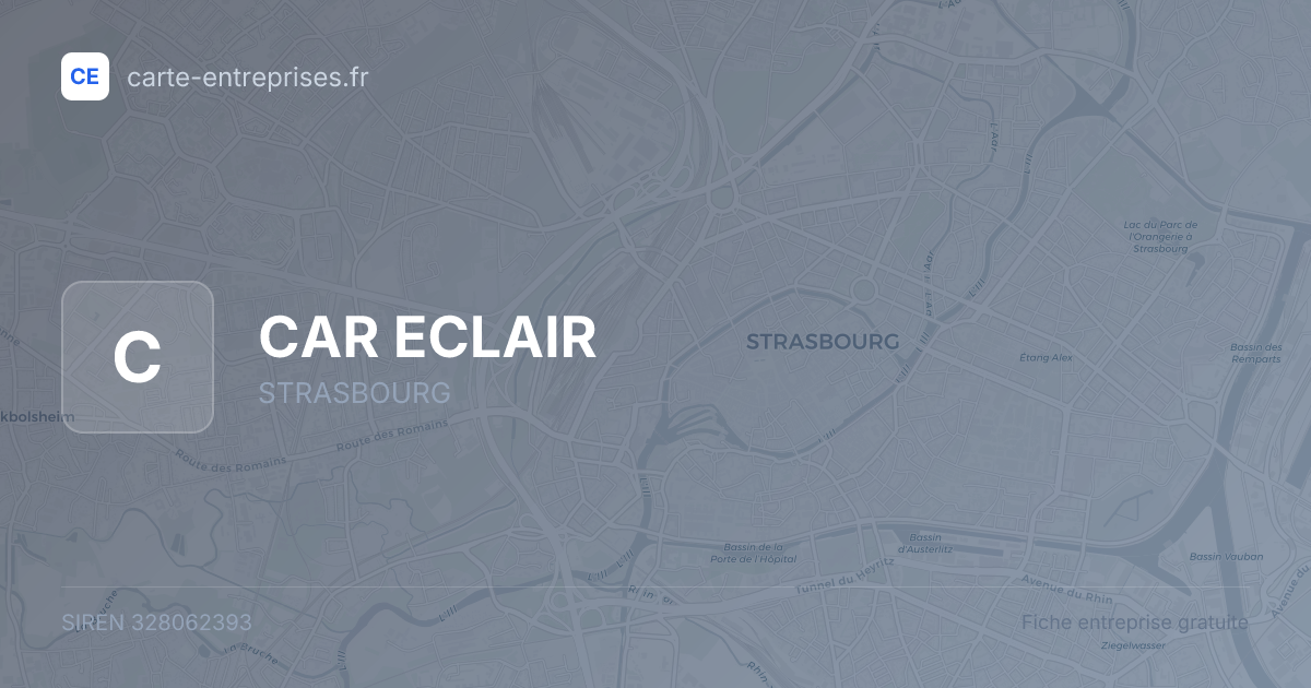 CAR ECLAIR — 328062393 — fiche entreprise