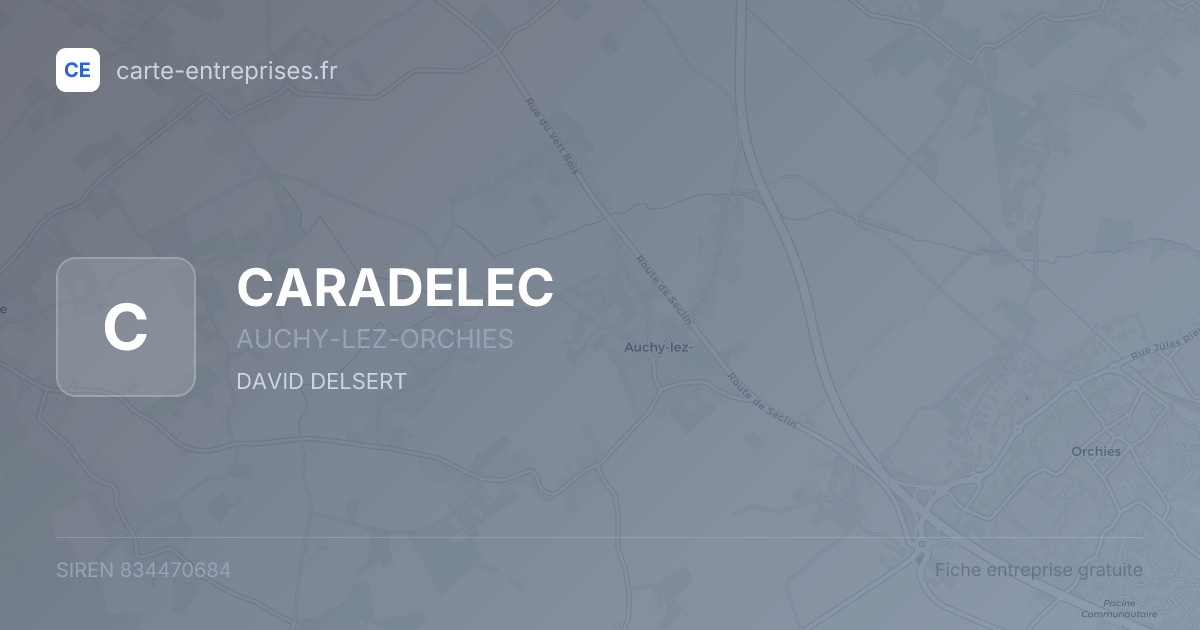 CARADELEC — 834470684 — fiche entreprise