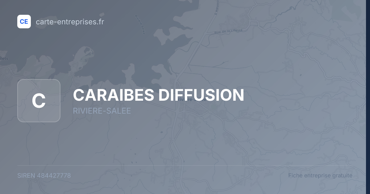 CARAIBES DIFFUSION — 484427778 — fiche entreprise