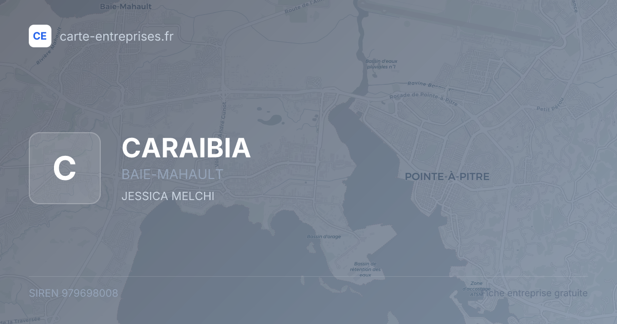 CARAIBIA — 979698008 — fiche entreprise