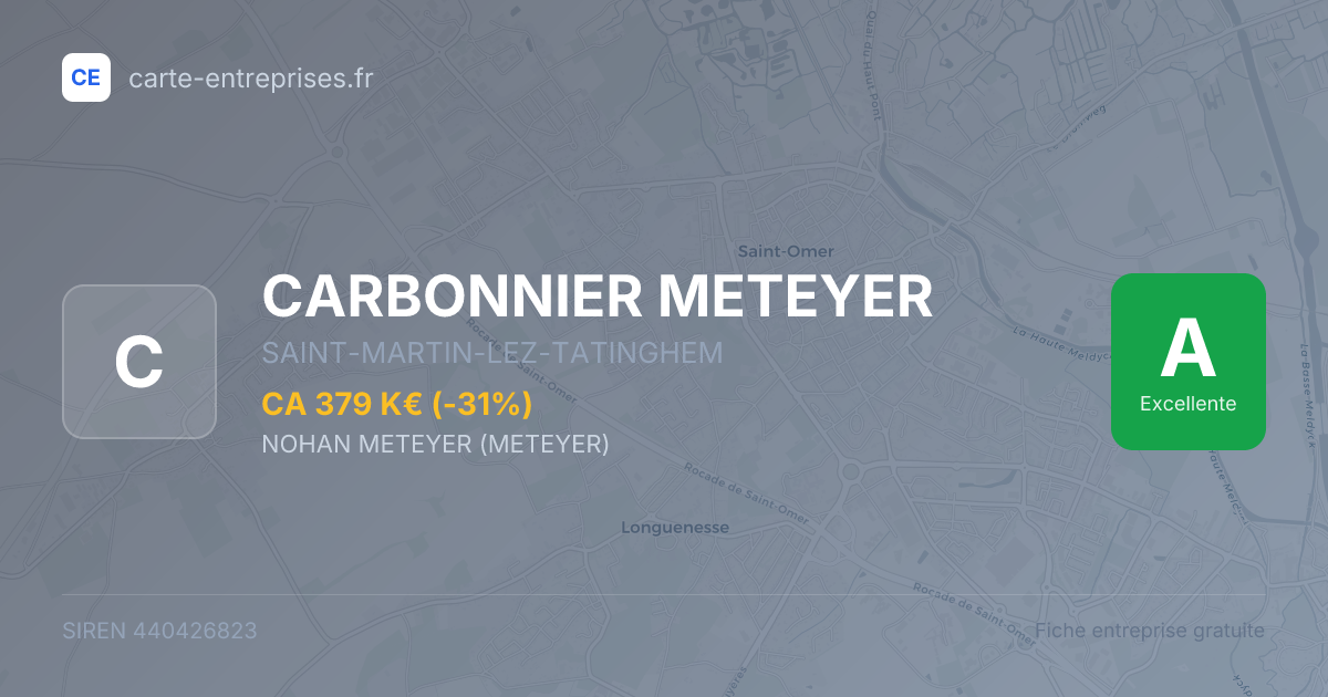 CARBONNIER METEYER — 440426823 — fiche entreprise